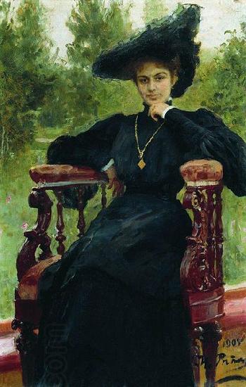 Ilya Yefimovich Repin Portrait of actress Maria Fyodorovna Andreyeva China oil painting art